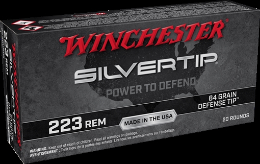Picture of Winchester Ammunition Silvertip, 223 Remington, 64 Grain, Polymer Tip, 20 Round Box W223ST