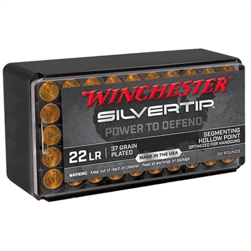 Picture of Winchester Ammo Silvertip 22LR 37gr Silvertip Hollow Point 50 Per Box/40 Case W22LRST