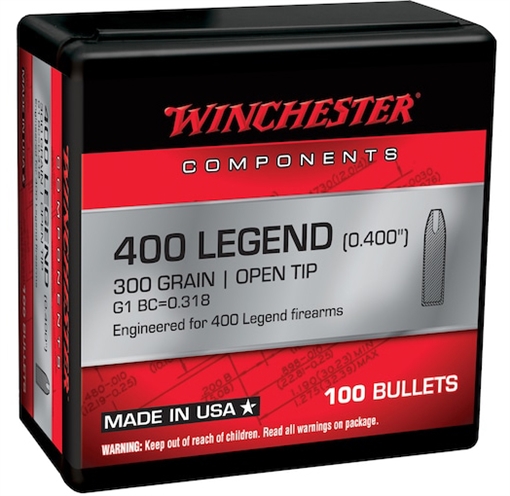 Picture of WINCHESTER AMMO BULLET 400LEGEND 300GR OT 100RD WB400L300X