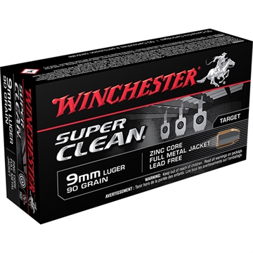 Picture of Winchester Ammo Super Clean 9mmLuger 95gr Lead Free Full Metal Jacket 50 Per Box/10 Case W9MMLF