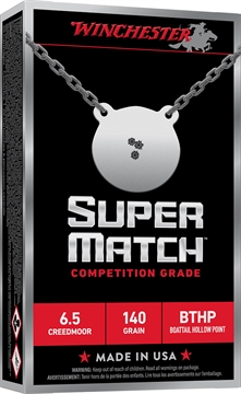 Picture of WINCHESTER AMMUNITION 6.5 CM BTHP SUPER MATCH 140 GR 20 SM65CM SM65CM