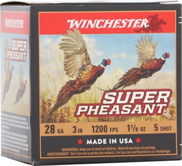Picture of Winchester Winchester Super-X Super Pheasant Shotshell 28 ga. 3 in. 1 1/8 oz. 5 Shot 25 rd. X283PH5