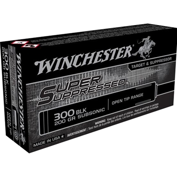 Picture of WINCHESTER SUPER SUPPRESSED 300BLK 200GR FMJ 125/10 SUP300BLK2 020892030503