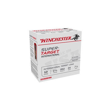 Picture of WINCHESTER 12 GA 2-3/4" #7.5 SUPER-TARGET 24 GRAM 1350 FPS 25 RD/BX 10 BX/CS TRGT213507