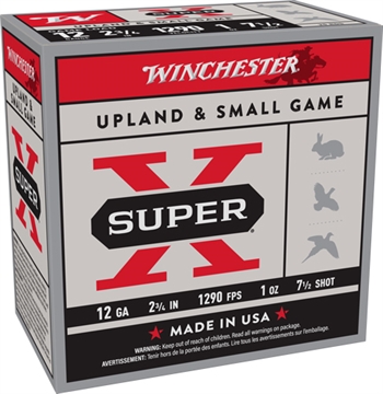 Picture of WINCHESTER SUPER-X 12GA 2.75" 1OZ #7.5 1290FPS 250RD CASE XU127
