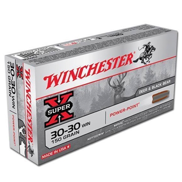 Picture of Winchester Super-X Power Point Rifle Ammunition .30-30 Win 150 gr. SP 2390 fps 20/ct X30306