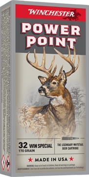 Picture of Winchester Super-X Power Point Rifle Ammunition .32 Win Special 170 gr. PSP 2250 fps 20/ct X32WS2