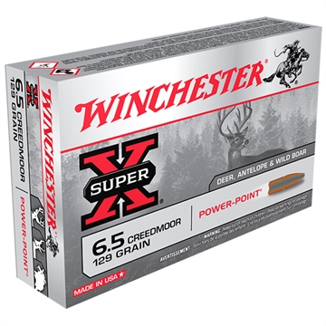 Picture of Winchester Winchester Super-X Rifle Ammo 6.5 Creedmoor 129 gr. Power-Point 20 rd. X651
