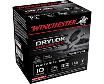 Picture of Winchester Ammo Drylok Super Steel Magnum 10Gauge 3.50" 1 5/8oz TShot 25 Per Box/10 Case XSC10T