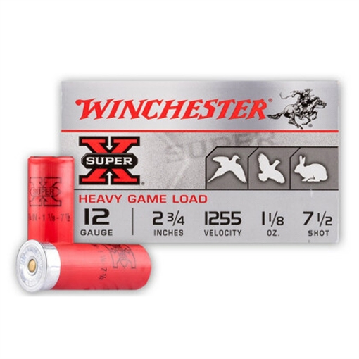 Picture of Winchester Super-X Heavy Game Load 12 ga. 1 1/8 Oz. 7.5 Shot 25 rd. XU12HT7