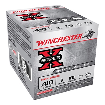 Picture of Winchester Ammo Super X Heavy Game Load High Brass 410Gauge 3" 11/16oz 7.5Shot 25 Per Box/10 Case X4137