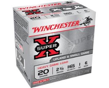 Picture of Winchester Ammo Super X Heavy Game Load 20Gauge 2.75" 1oz 8Shot 25 Per Box/10 Case XU20H8