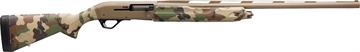 Picture of Winchester Repeating Arms SX4 Hybrid Hunter 12 Gauge 26" 4+1 3.5" Flat Dark Earth Cerakote Rec/Barrel Woodland Camo Stock Right Hand (Full Size) Includes 3 Invector-Plus Chokes 511290291