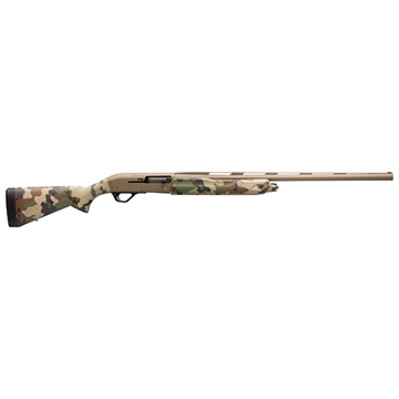 Picture of Winchester Repeating Arms SX4 Hybrid Hunter 12 Gauge 28" 4+1 3" Flat Dark Earth Cerakote Rec/Barrel Woodland Camo Stock Right Hand (Full Size) Includes 3 Invector-Plus Chokes 511290392