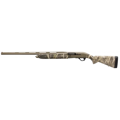 Picture of Winchester Repeating Arms SX4 Hybrid Hunter 12 Gauge 3.5" Chamber 4+1 2.75" 26", FDE Cerakote Rec/Barrel, Mossy Oak Shadow Grass Habitat Furniture, Fiber Optic Front Sight Left Hand 511310291