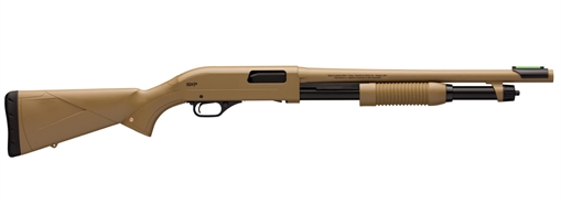 Picture of Winchester SXP Dark Earth Defender 20 GA Shotgun 5rd Magazine 18" Barrel FDE 512326695