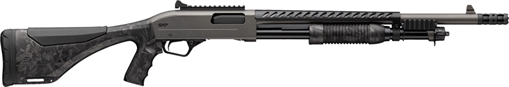 Picture of Winchester Repeating Arms SXP Extreme Defender, Pump Action Shotgun, 12 Gauge, 3" Chamber, 18" Barrel, Perma-Cote Finish, Gray and Black Camo Furniture, Pistol Grip Stock, 5 Rounds 512459395