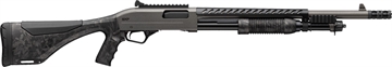 Picture of Winchester Repeating Arms SXP Extreme Defender, Pump Action Shotgun, 12 Gauge, 3" Chamber, 18" Barrel, Perma-Cote Finish, Gray and Black Camo Furniture, Pistol Grip Stock, 5 Rounds 512459395