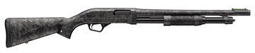 Picture of Winchester Repeating Arms SXP Defender Compact 12 Gauge Pump 3" 5, 2 3/4" Shells 18" Forged Carbon Hydrodip Steel Barrel, Aluminum Receiver, Fixed Forged Carbon Hydrodip Synthetic Stock 512457395