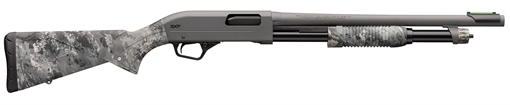 Picture of Winchester Repeating Arms SXP Hybrid Defender 20 Gauge 3" Chamber 5+1 (2.75") 18", Gray Barrel/Rec, TrueTimber Midnight Synthetic Furniture, Fiber Optic Front 512450695