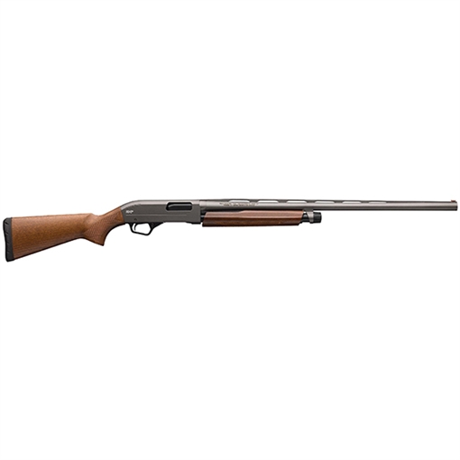 Picture of Winchester Repeating Arms SXP Hybrid Hunter, Pump Action Shotgun, 20 Gauge, 3" Chamber, 28" Barrel, Perma-Cote Finish, Gray, Wood Furniture with Satin Finish, 5 Rounds 512440692