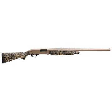 Picture of Winchester Repeating Arms SXP Hybrid Hunter 12 Gauge 3.5" 4+1 (2.75") 28", FDE Barrel/Rec, Realtree Max-7 Furniture, Fiber Optic Sight, Includes 3 Invector-Plus Chokes 512432292