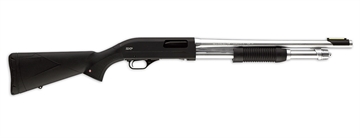 Picture of Winchester Repeating Arms SXP, Marine Defender, Pump Action, 12Ga 3", 18", Hard Chrome/Black Finish, Synthetic Stock, Cylinder Choke, 5Rd, Bead Sight 512268395
