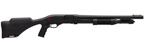 Picture of Winchester Repeating Arms SXP Shadow Defender, Pump Action, 12Ga 3", 18" Barrel, Black Finish, Synthetic Stock, Cylinder Choke, 5Rd, Fiber Optic Sight 512327395