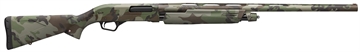 Picture of Winchester Repeating Arms SXP Waterfowl, Pump Action Shotgun, 12 Gauge, 3" Chamber, 28" Barrel, Matte Finish, Woodland, Fiber Optic Front Sight, Synthetic Furniture, 4 Rounds 512433392