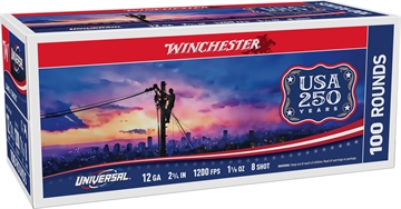 Picture of WINCHESTER AMMO UNIVERSAL 12GA 2.75 #8 1-1/8OZ 100/2 U128