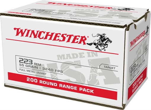 Picture of WINCHESTER USA 223 REM 55GR FMJ 800RD CASE LOT W223200