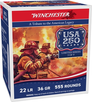Picture of WINCHESTER AMMO USA 250TH 22LR 36GR COPPER HP 5550RD CASE 22LR555HPAV
