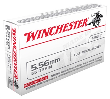 Picture of WINCHESTER USA 5.56 55GR. FMJ 20RD 50BX/CS Q3131A