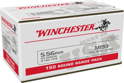Picture of WINCHESTER USA 5.56X45 55GR FMJ 600RD CASE LOT WM193150