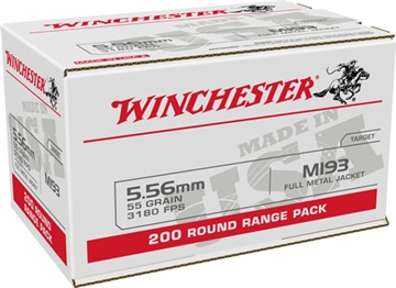Picture of WINCHESTER USA 5.56X45 55GR FMJ 800RD CASE LOT VM193200
