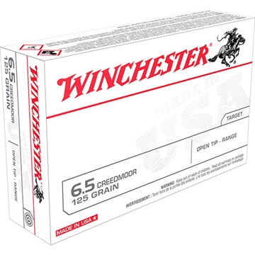 Picture of Winchester Ammunition USA, 6.5 Creedmoor, 125 Grain, Jacketed Hollow Point, 20 Round Box USA65CM