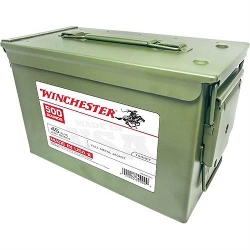 Picture of Winchester USA Ammo Can 45 Auto 230 FMJ 910 fps 500/ct Ammo USA45AC