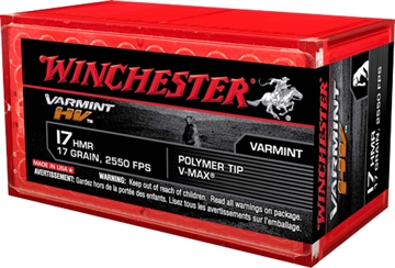 Picture of Winchester Ammo Varmint HV 17HMR 17gr Hornady V Max 50 Per Box/20 Case S17HMR1