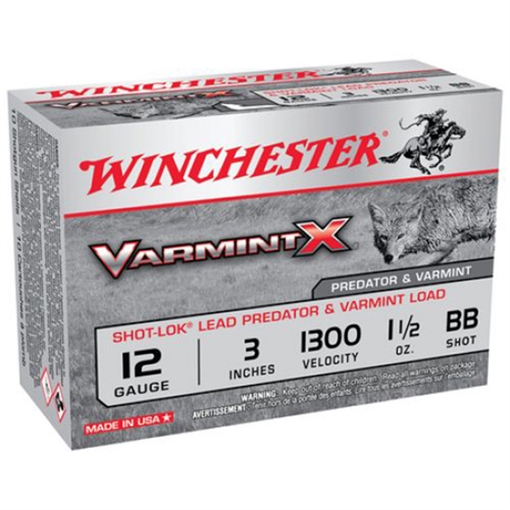 Picture of Winchester Ammo Varmint X Shot-Lok 12Gauge 3" 1 1/2oz BBShot 10 Per Box/10 Case X123VBB