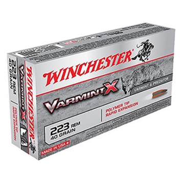 Picture of Winchester Winchester Varmint X Rifle Ammo 223 Rem. 40 gr. Polymer Tip 20 rd. X223P1