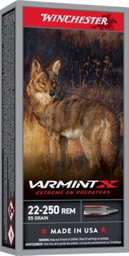 Picture of Winchester Ammo Varmint X 22-250Rem 55gr Extreme Point 20 Per Box/10 Case X22250PXP
