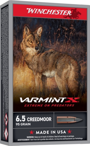 Picture of WINCHESTER VARMINT XP 6.5 CM 95GR EXTREME PT 20RD 10BX/CS AX65PXP