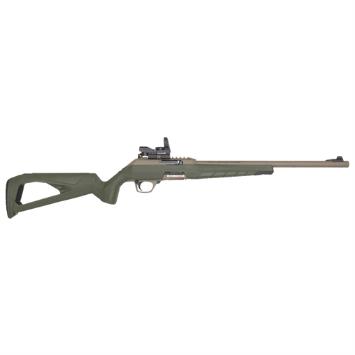 Picture of Winchester Winchester Wildcat Combo Rifle 22 LR. 16.5 in. Tan & OD Green with Reflex Sight 521138102