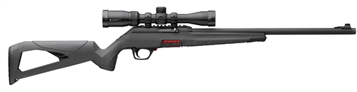 Picture of Winchester Repeating Arms Wildcat, Semi-automatic Rifle, 22 LR, 16.5" Threaded Barrel, 1/2x28 Thread Pitch, Matte Finish, Black, Rear Ghost Ring Sight, 10 Rounds, 1 Magazine 521156102
