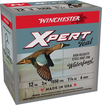 Picture of Winchester Ammunition XPERT STEEL, High Velocity, 12 Gauge, 3", 1-1/8oz, Steel Shot, 25 Round Box WEX1236