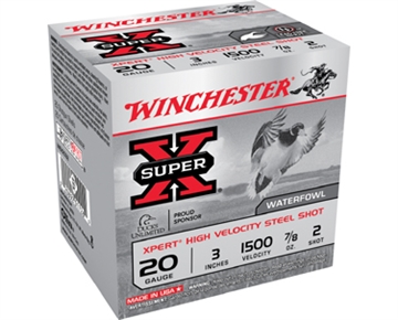 Picture of Winchester Ammo Super X Xpert High Velocity 20Gauge 3" 7/8oz 2Shot 25 Per Box/10 Case WEX2032