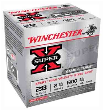Picture of Winchester Ammo Super X Xpert High Velocity 28Gauge 2.75" 5/8oz 7Shot 25 Per Box/10 Case WE28GT7