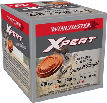 Picture of Winchester Ammo Super X Xpert High Velocity 410Gauge 3" 3/8oz 6Shot 25 Per Box/10 Case WE413GT6