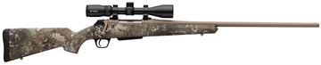 Picture of Winchester Repeating Arms XPR, Bolt Action Rifle, 6.5 Creedmoor, 22" Barrel, Perma-Coat Finish, Flat Dark Earth, True Timber Strata Stock, Vortex Crossfire II 3-9x40 Included, 3 Rounds 535740289