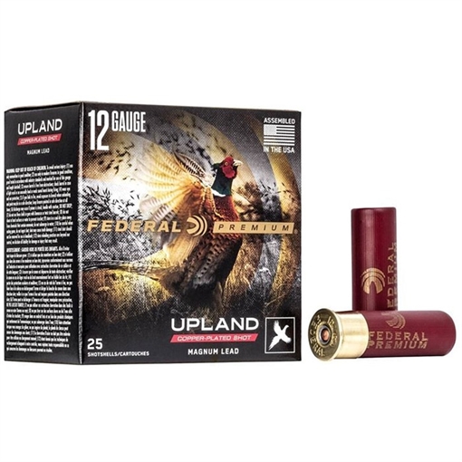 Picture of Federal PREMIUM UPLAND HIGH VELOCITY 12 GA 3'' 1-5/8OZ #4 SHOT 25/BOX P129 4